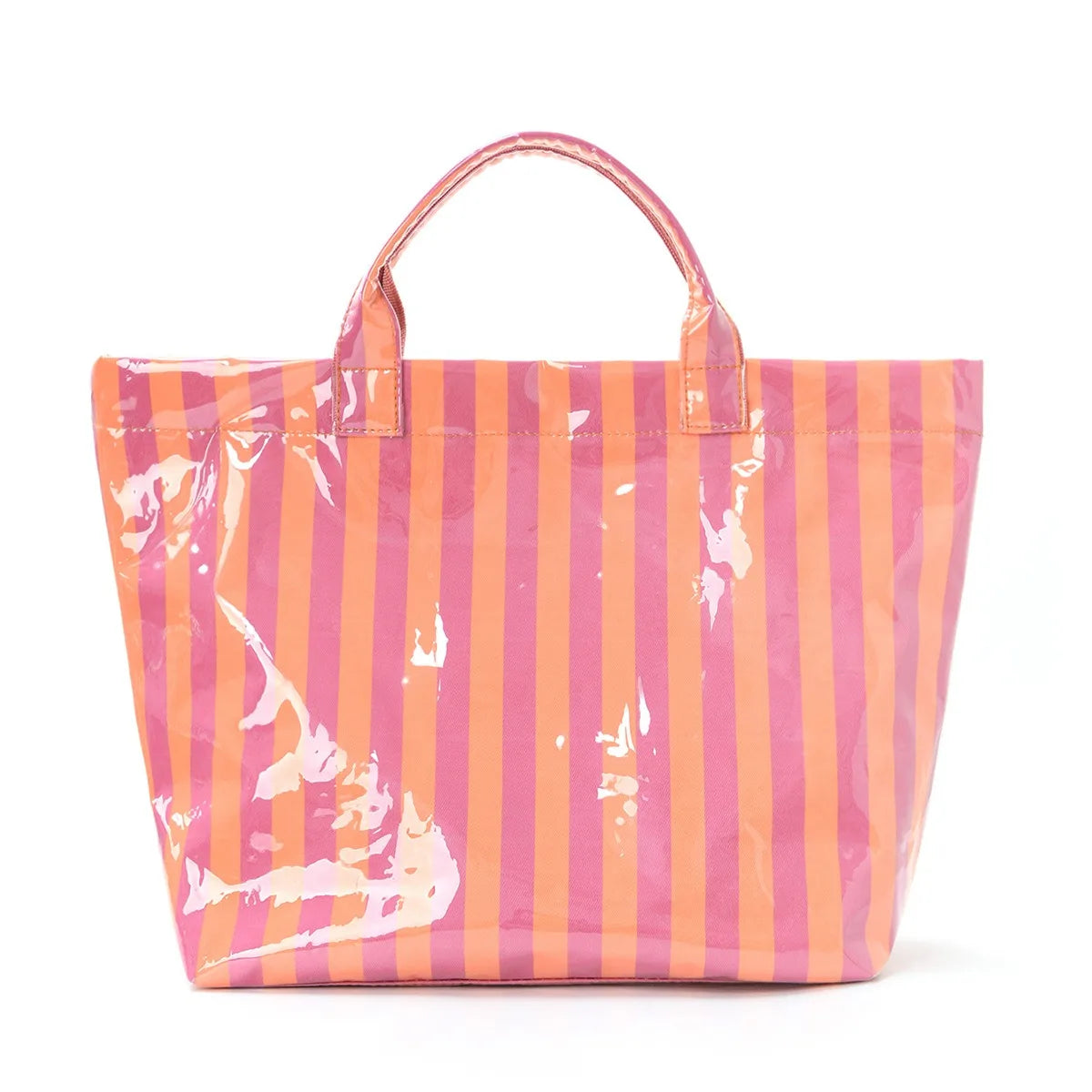 Cross-border striped tote bag high value lightweight handbag commuting large capacity portable travel shoulder bag