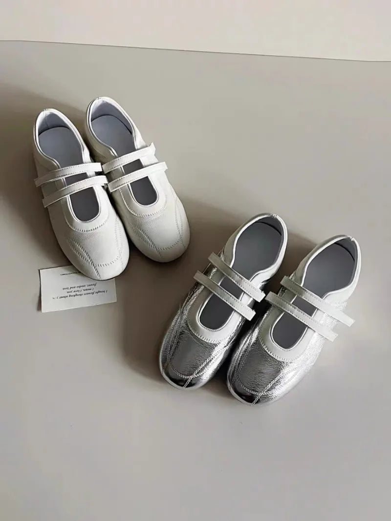 Ladies Shoes 2025 Brand Shallow Women's Flats Fashion Round Toe Casual New Light Comfortable Best Seller Concise Ballet Flats