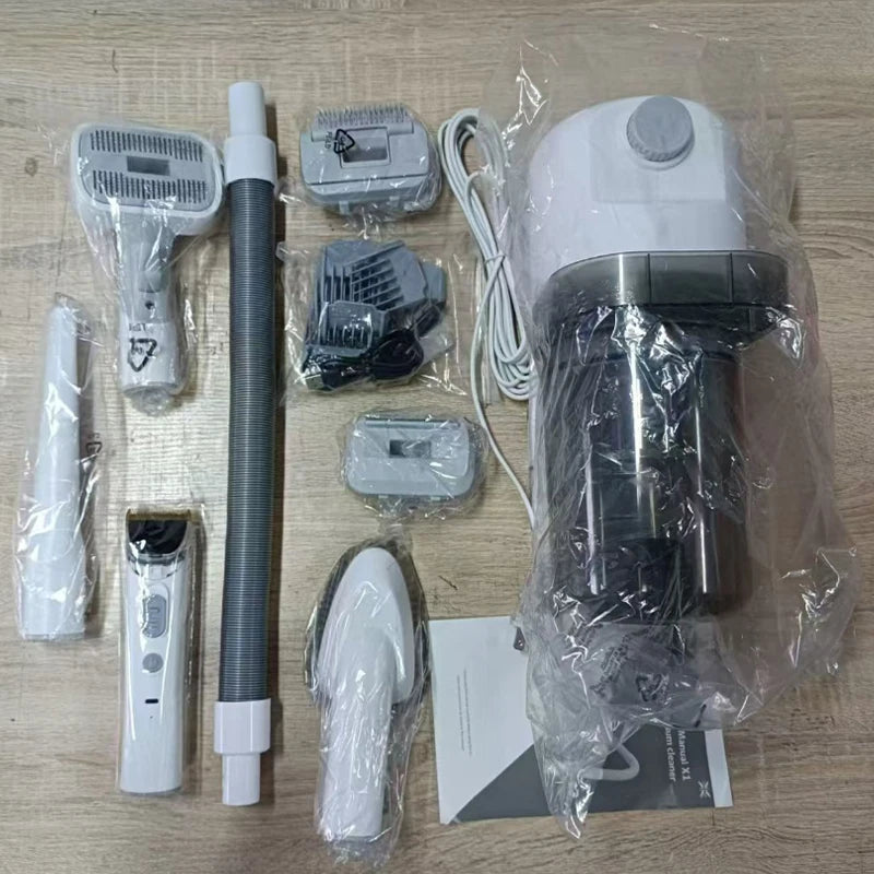 6 In 1 Pet Grooming Vacuum Kit Dog Grooming Clippers Pet Hair Remover With Power 2.5L Large Suction & Low Noise Pet Hair Kits