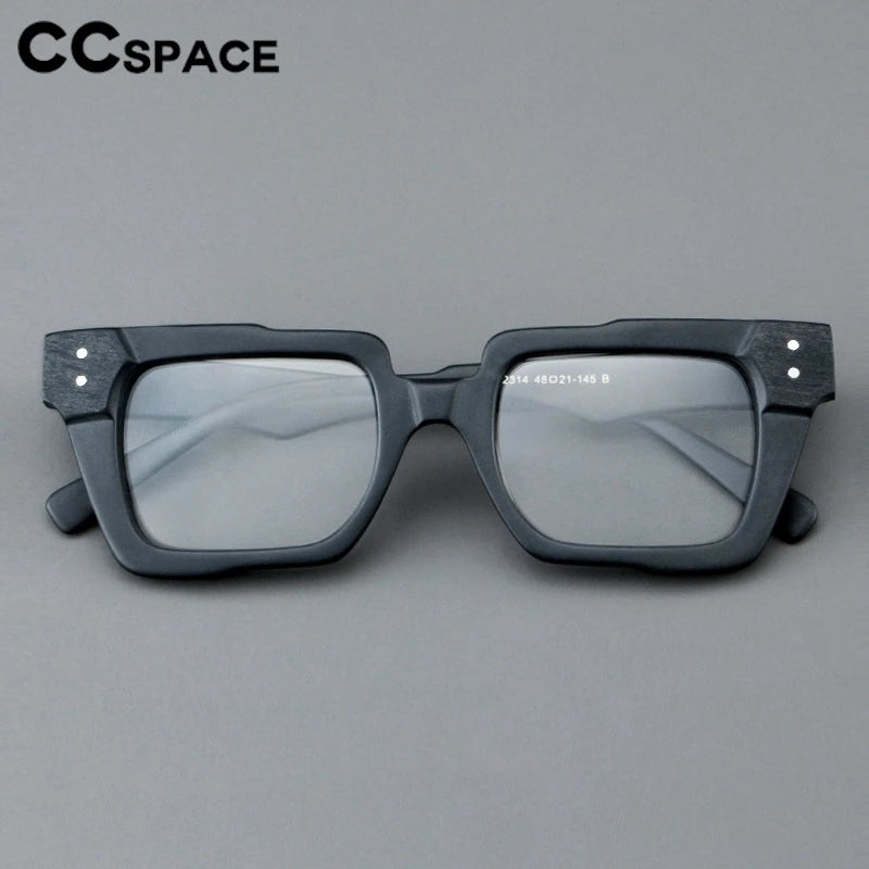 Retro Square Acetate Glasses Men Reading Glasses Progressive Multifocal Lens Sunglasses Lenses Color Changing Lenses