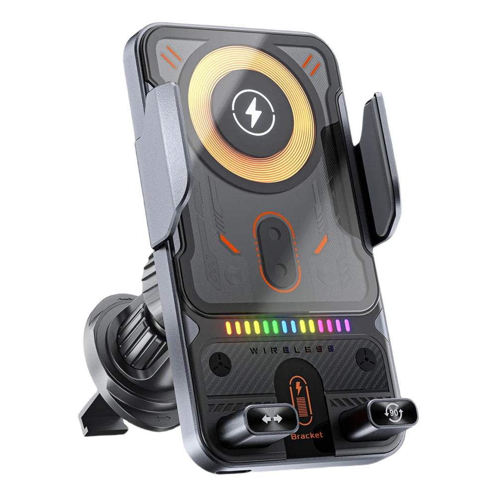 Car Wireless Charger Car Phone Mount Air Vent Cell Phone Holder Auto Clamping Car Accessories