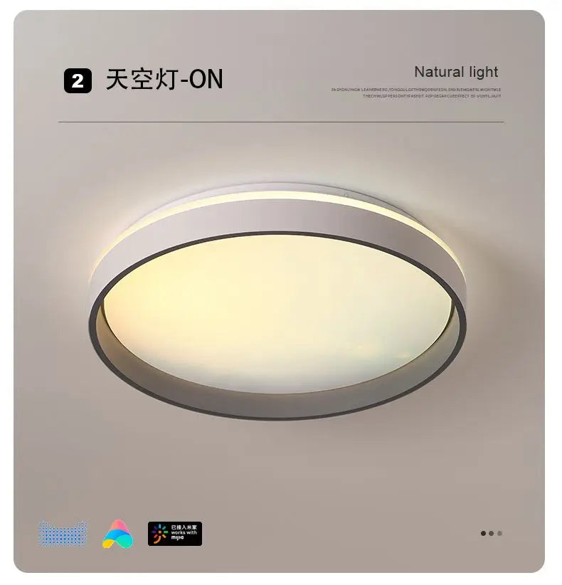 Smart sky light Bedroom study full spectrum blue sky clear sky ceiling light Access to mi home app mijia mesh xiaomi version