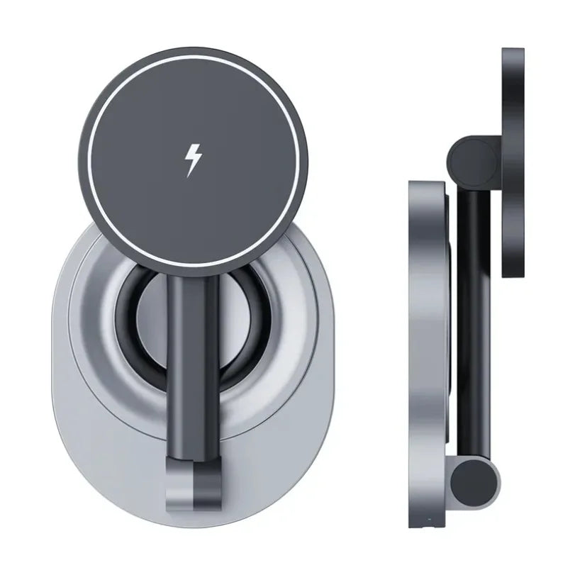 2 in 1 Folable Magnetic Wireless Charger Phone Holder Stand For Magsafe iPhone 17 16 15 14 13 12 Airpods 4/3 Pro 2 Fast Charging