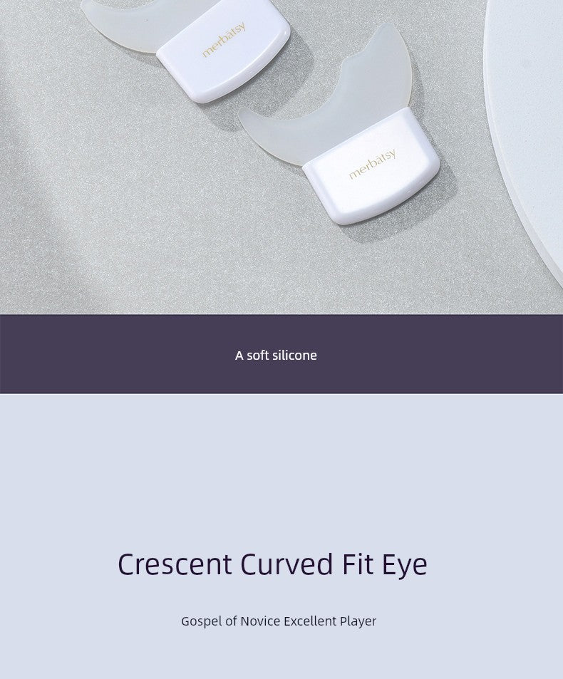 Eye Shadow Drawing Auxiliary Silicone Upper and Lower Baffle Mascara