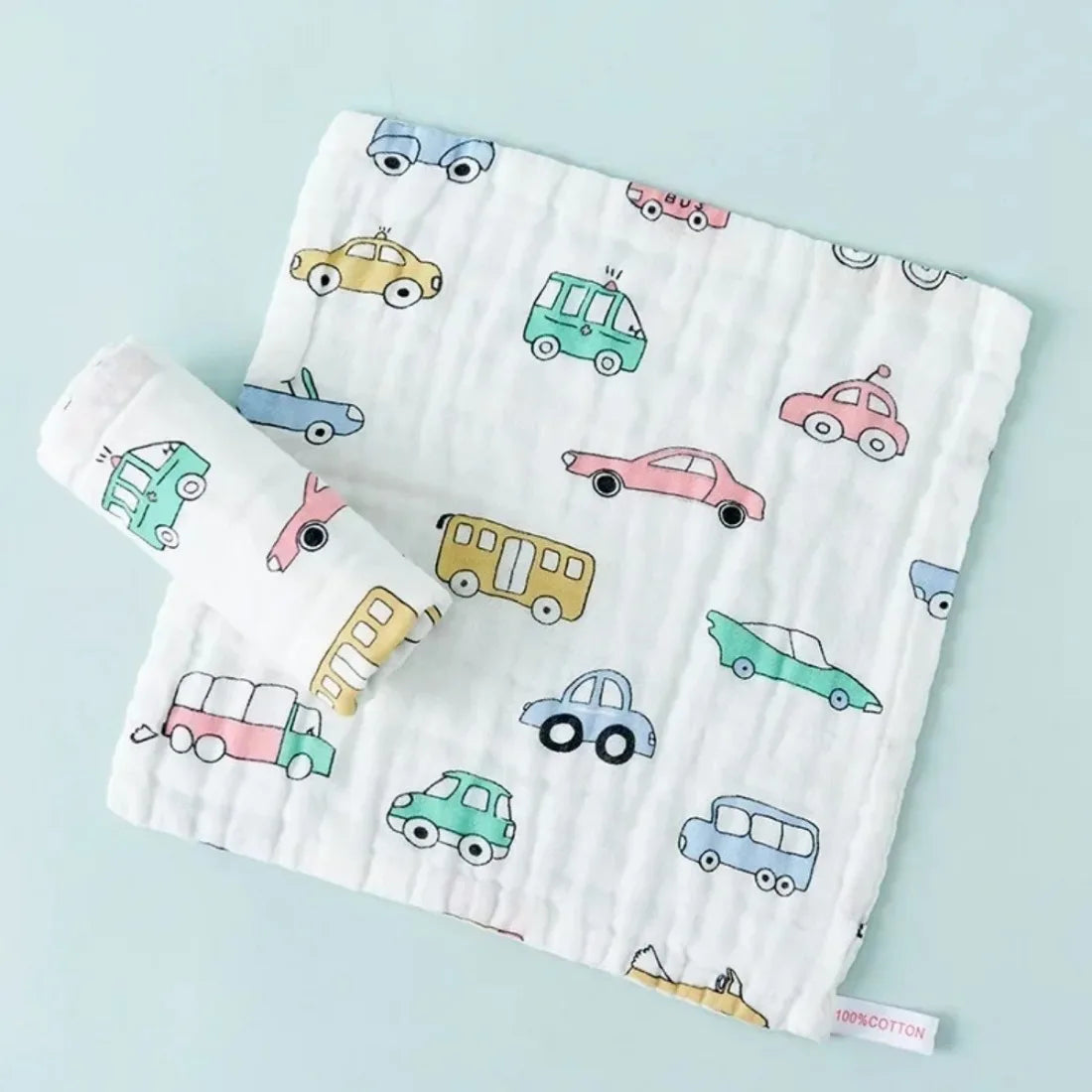30*30cm Baby 6 Layers Cotton Towel Soft Baby Towels Handkerchief Bathing Feeding Washcloth Wipe Burp Cloth Lot Muslin 3/5pcs