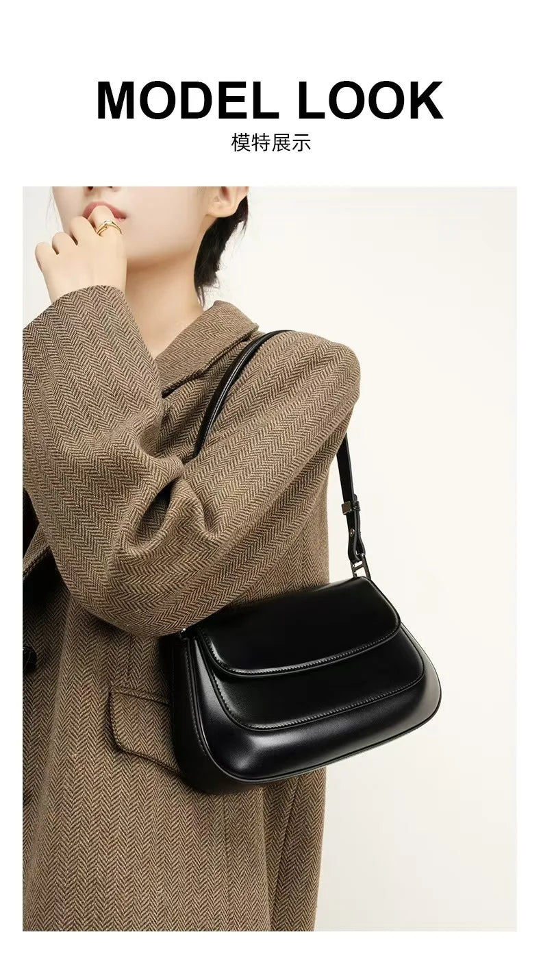 Luxury Designer Women Shoulder Crossbody Bags Small Pu Leather Trend Female Underarm Bag Fashion Ladies Flap Handbags Bolsas