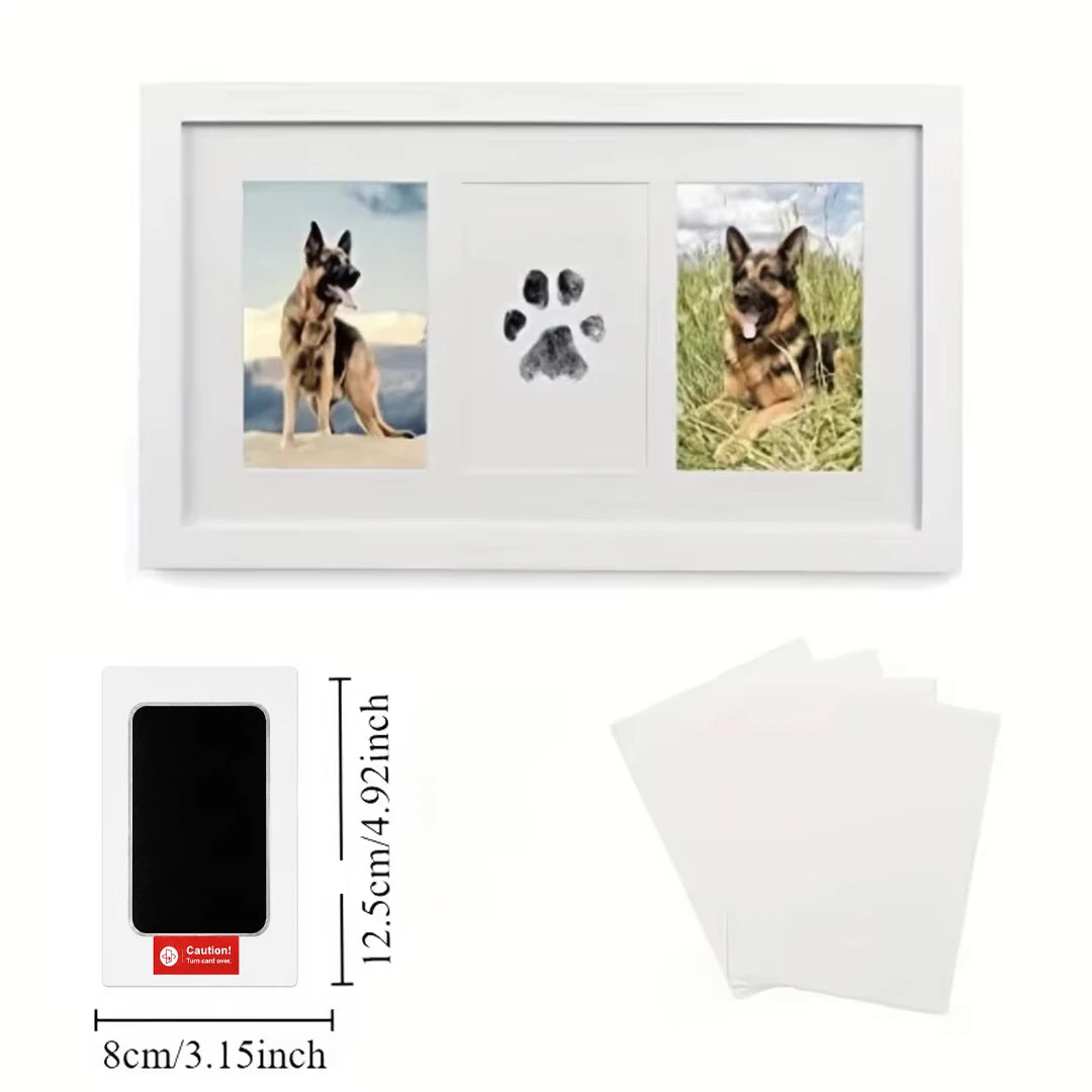 Pet Paw Print Pad For Cats Dogs Quick Dry Black Ink Safe Easy Clean Memory Keepsake Gift For Pet Owners Easy To Use