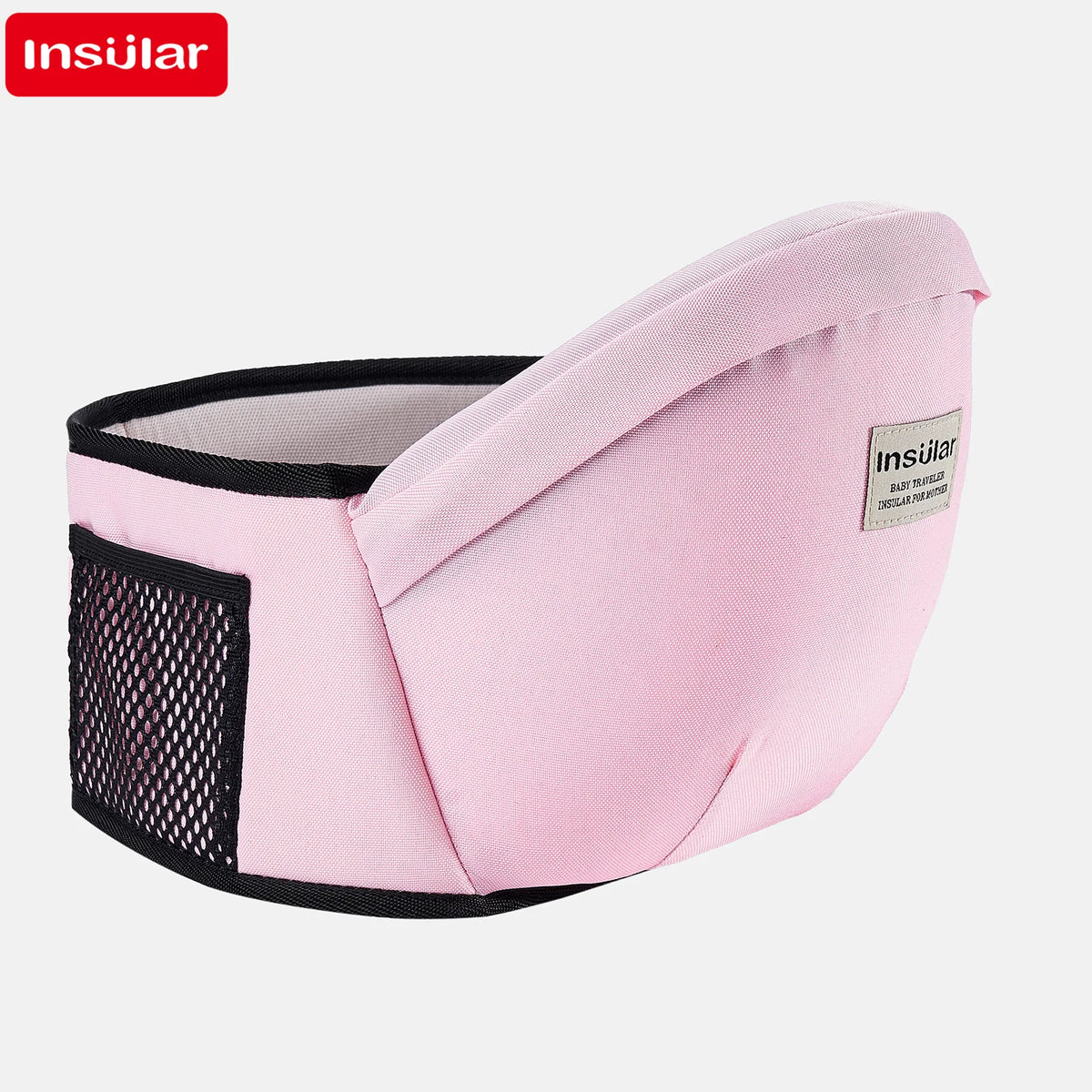 Adjustable Front Facing Baby Carrier Waist Stool with Hipseat Belt for Kids Infant Walkers Sling Hold Waist Belt Backpack