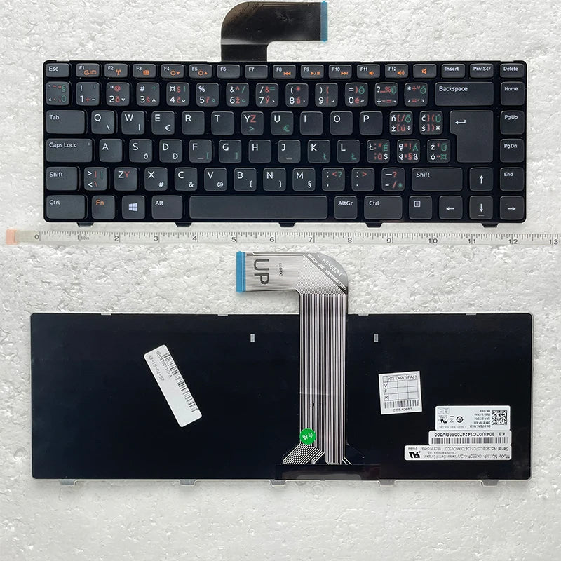 US/RU/SP/FR/AR/UK Keyboard For DELL Vostro V1440 V1450 v2420 2520 V3350 V131D Inspiron 7520 7420 15RR-3518 5520 14Z-N411Z