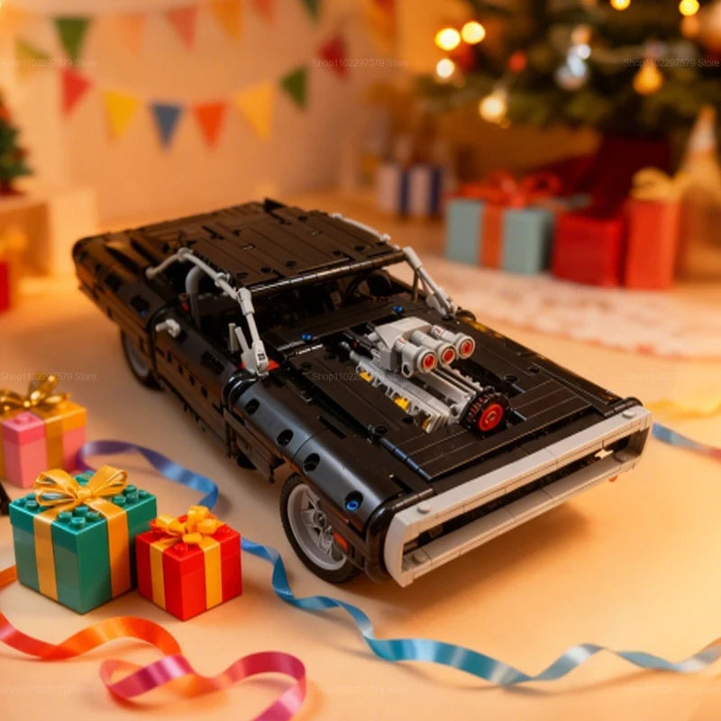 Technical 1077 PCS  Racing Car Building Blocks Model Assemble Bricks DIY Toy For Kid Boy Adult Birthday Christmas Gifts collect