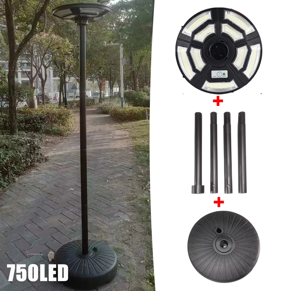 Portable Solar Floor Lights Motion Sensor Solar Garden light Solar Street Lamp Outdoor Emergency Waterproof for Parking Yard