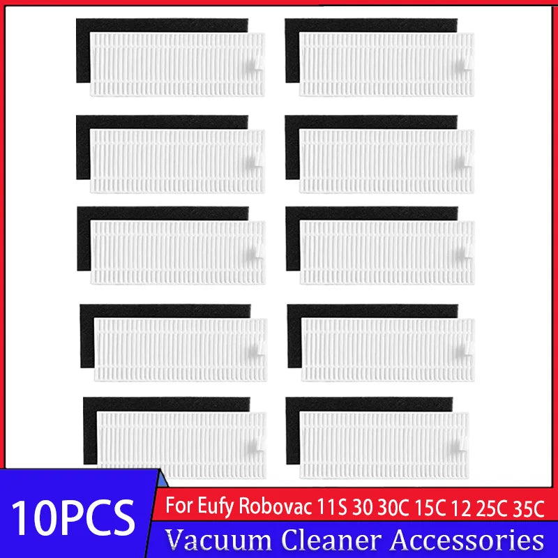 Replacement Parts Accessories for Eufy Robovac 11S 12 25C 15T 30C 35C 39C Side Sweep Main Roller Brush Filter Cover Shell Protec