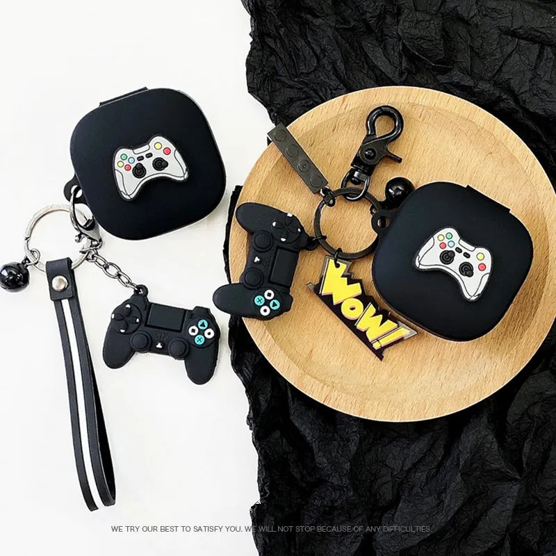 Cartoon Game Silicone Earbuds Protective Case For QCY T13 Earphone Shockproof Skin Shell Charging Box Cover For QCY T13 ANC