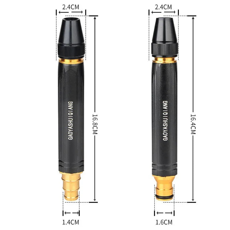 High Pressure Car Spray Gun Adjustable Car Wash Water Gun Sprinkler Connector Hose Sprinkler for Car Cleaning Garden Watering