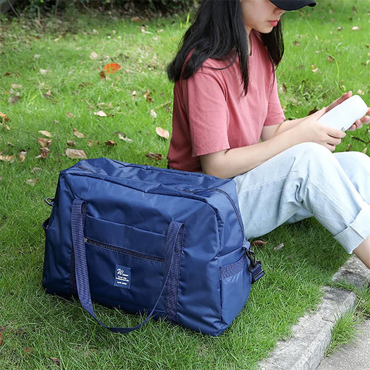 Travel Luggage Handbag Large Capacity Multifunctional Adjustable Lightweight Business Trips Short Distance Clothing Storage Bag