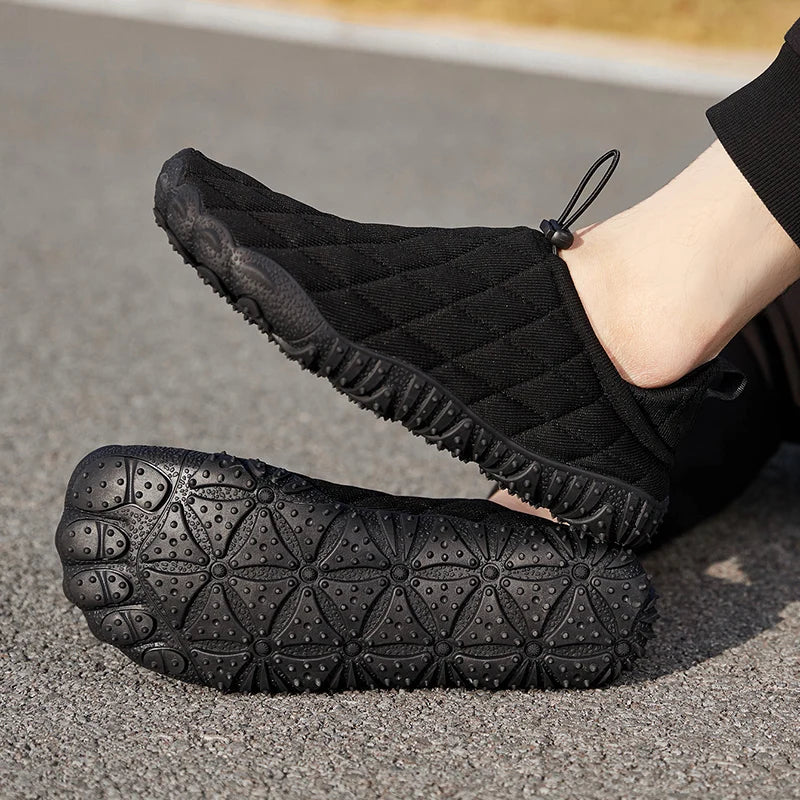 Men Barefoot Aqua Swim Walking Shoes Wide Toe Minimalist Comfortable Walking Shoes Non-Slip for Swim Beach