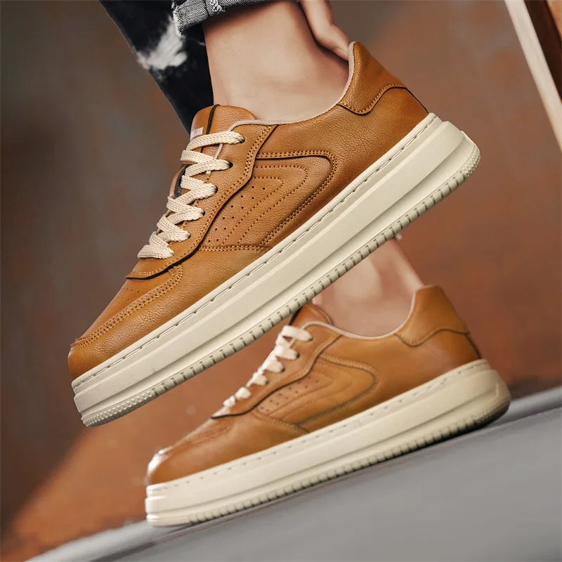 Men's shoes spring and autumn soft-sole non-slip casual shoes fashion Joker outdoor walking shoes youth light sports board shoe