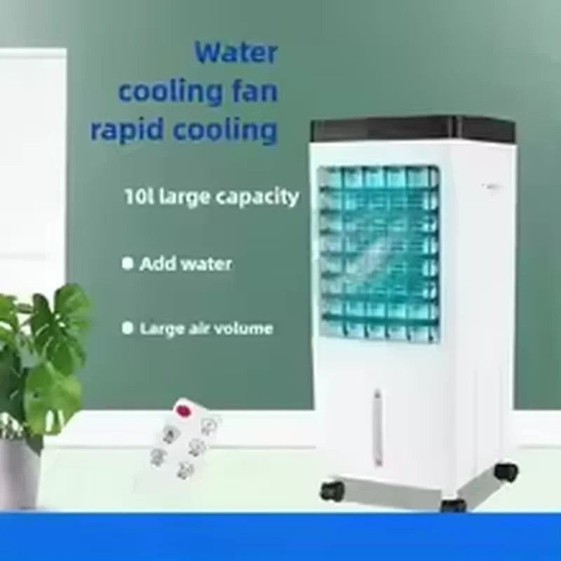 Remote Control Air Cooler Portable Water Cooling Fan Mini Mobile Air Conditioner Household Refrigeration Fan EU US UK Plug