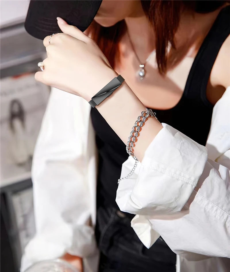 Women Smart Bracelet with Heart Rate Monitor Activity Fitness Tracker Sports Wristband Waterproof Smart Watch Men Smartband