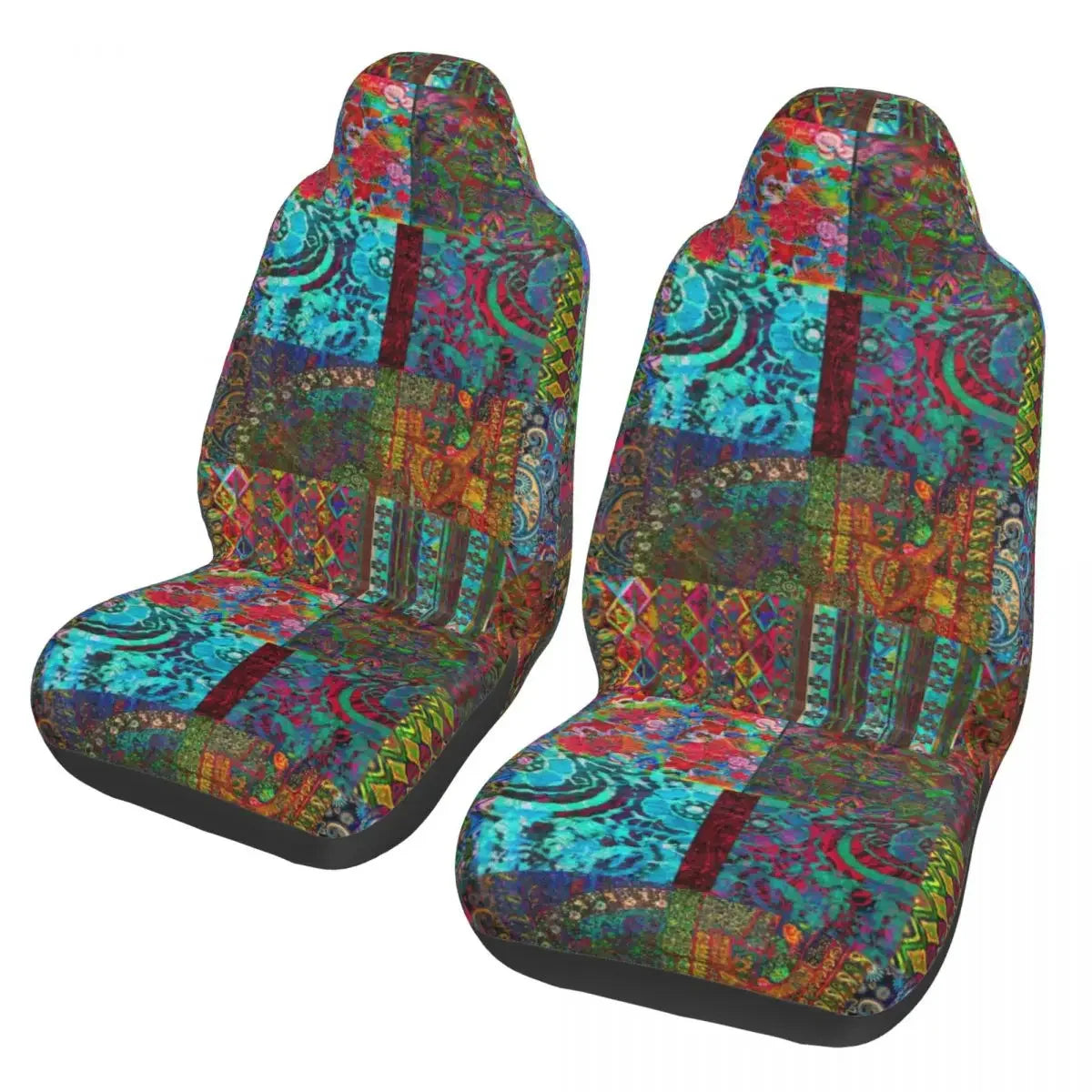 Boho Aztec Universal Car Seat Cover Four Seasons Women Ethnic Persian Tribal Car Seat Cushion Fabric Hunting