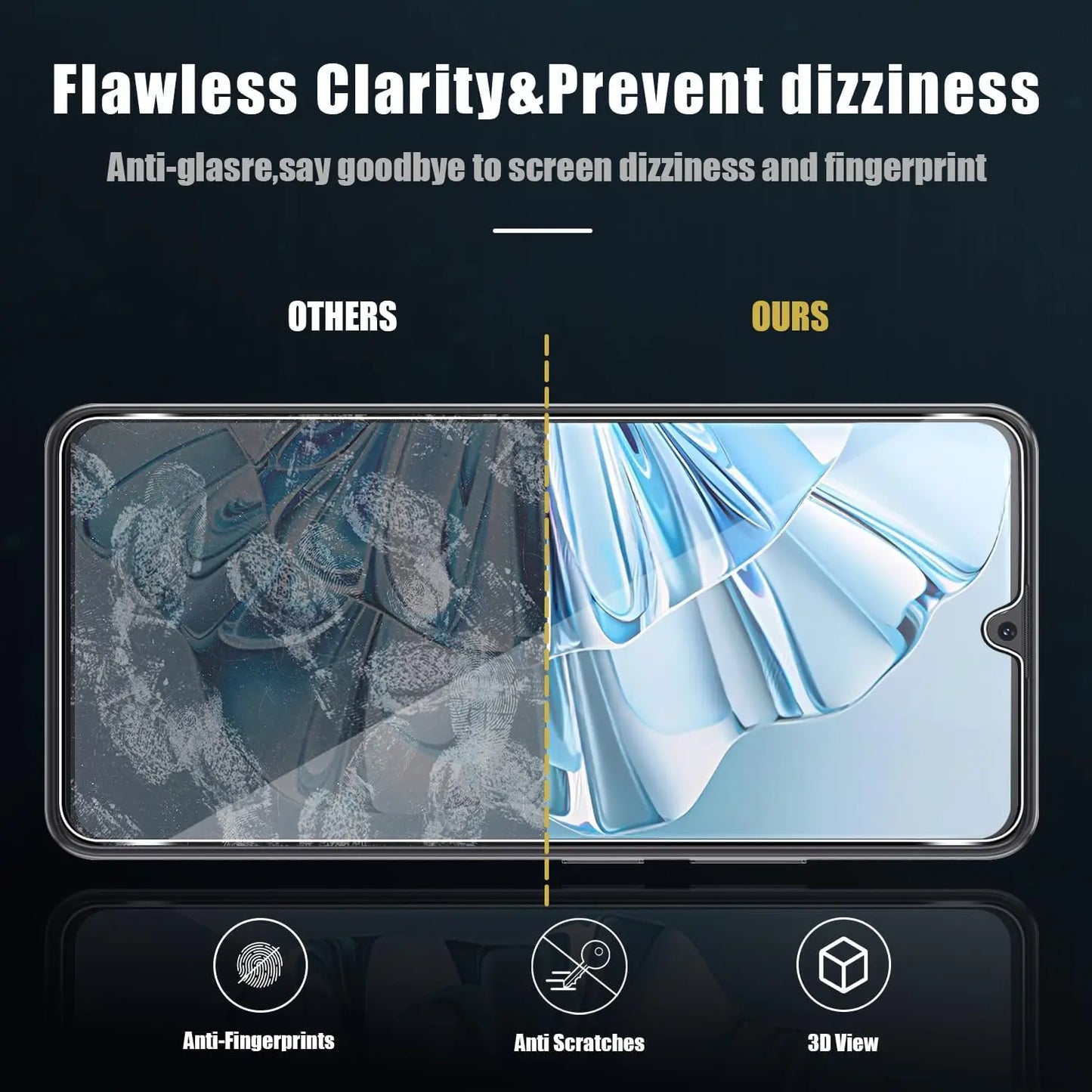 For Cubot A20 tempered glass high-definition anti drop function intelligent screen protector glass film