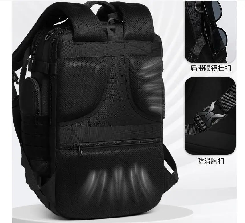 Men Travel Laptop Backpack for Men Women Large Capacity Carry on Backpack Sports Gym Bag with Shoe Compartment Travel Laptop Bag
