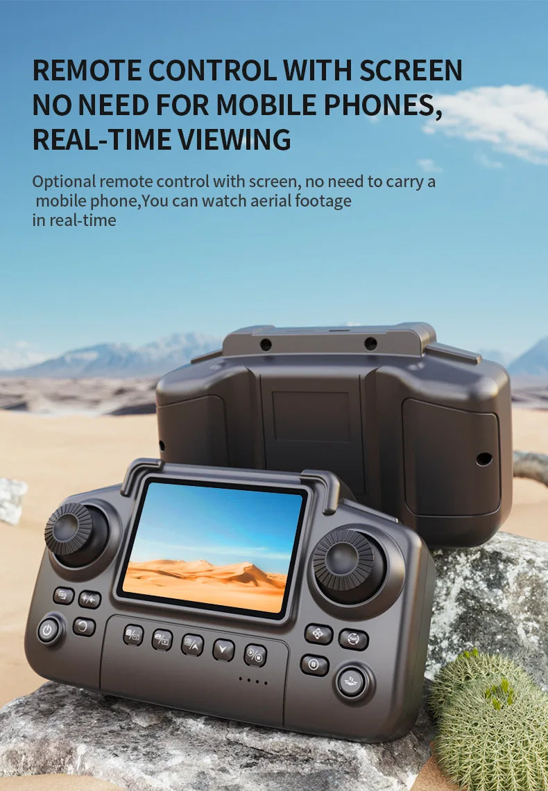 E99 PRO Drone Screen Control Aerial Drone High Definition Dual Camera Remote Control Aircraft, Folding Quadcopter Kid Gift