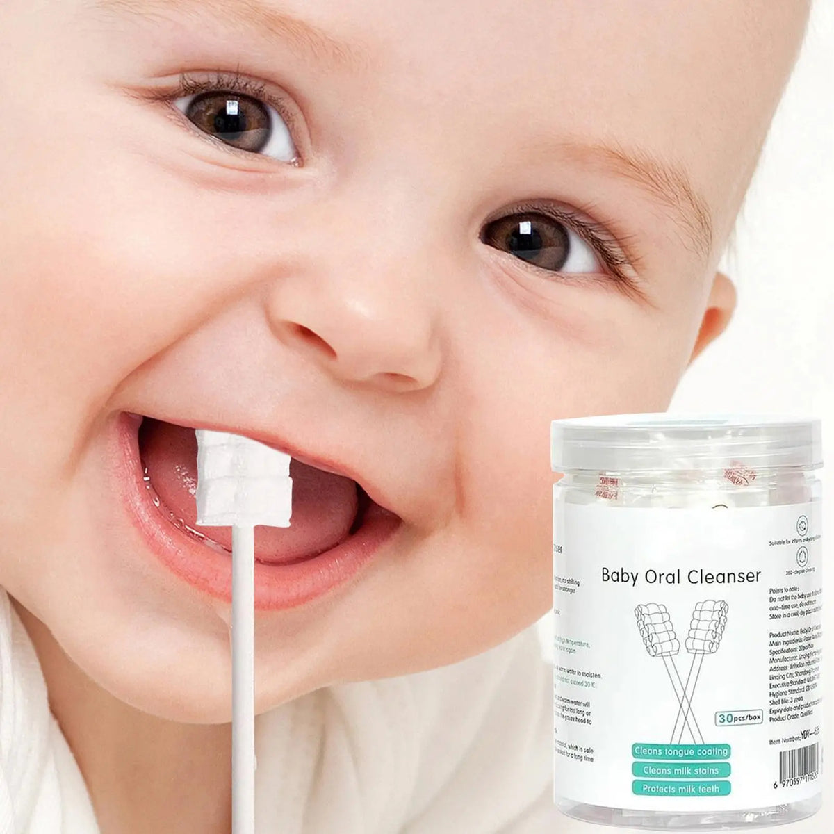 Infant Mouth Cleaner Mouth Teeth Toothbrush Gum Hygienic Care Stick Mouth Care Cleaning Stick for Little Children Grooming