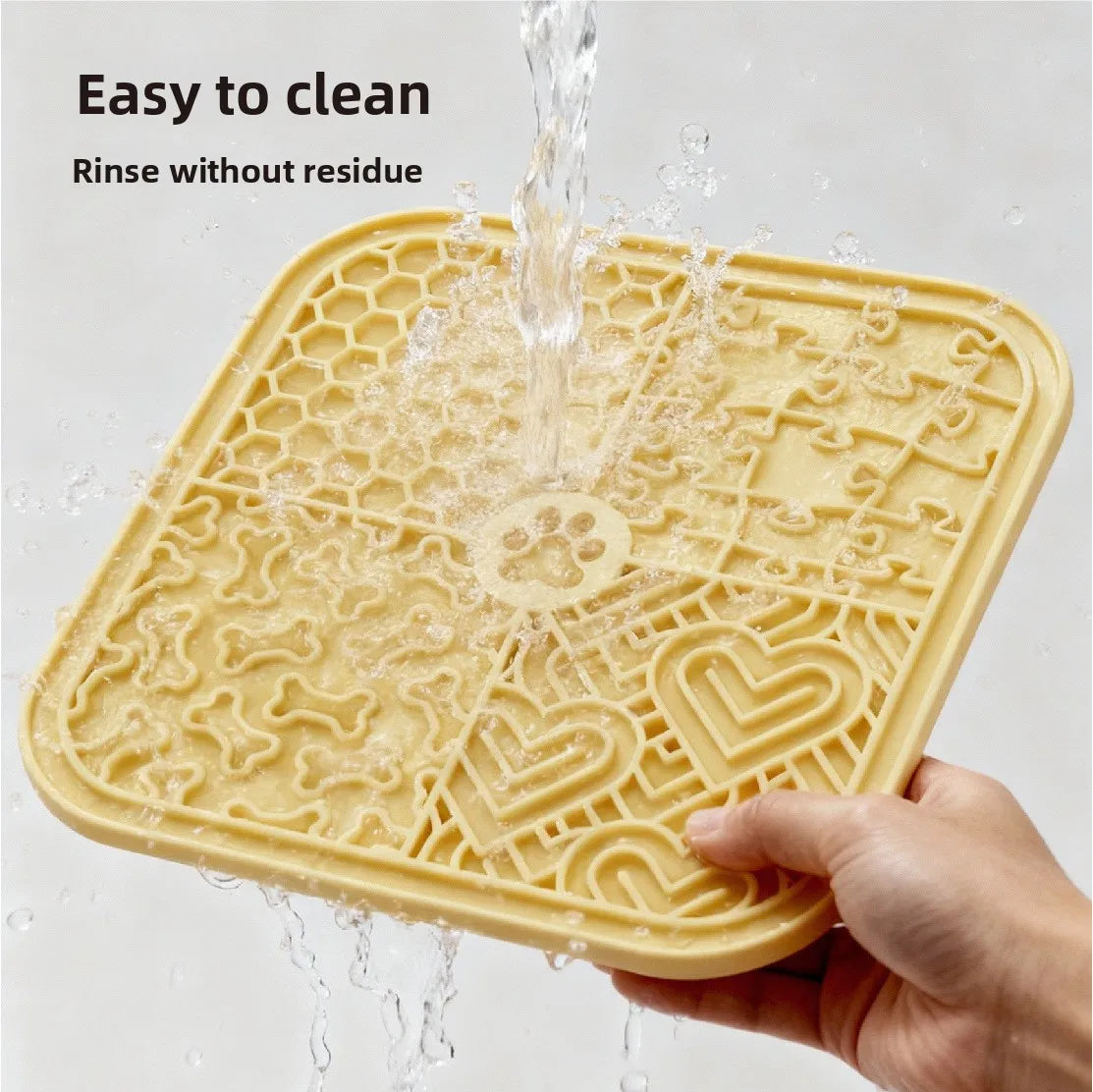 Silicone Pet Licking Mat for Dogs And Cats Slow Feeder Pad Anxiety Relief Bathing Grooming Pet Supplies