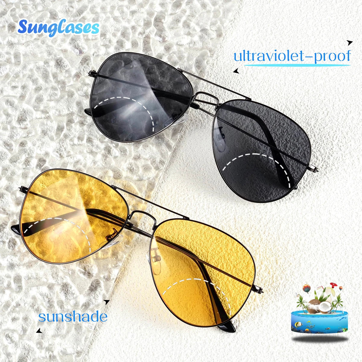 Bifocal Reading Glasses, Retro Metal Frame, Clear for Far and Near, Same Style for Men and Women.