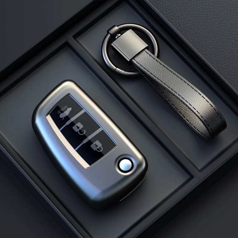 New Car Folding Key Case Cover Shell for Nissan X-Trail Qashqai J11 Juke Murano Micra Tiida Maxima Altima Kicks Protector Holder
