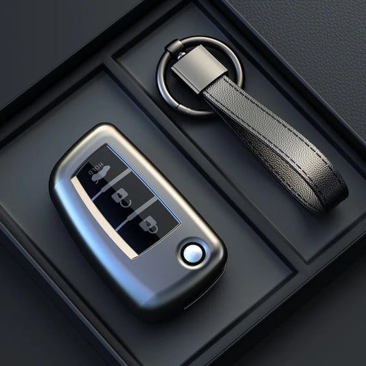 New Car Folding Key Case Cover Shell for Nissan X-Trail Qashqai J11 Juke Murano Micra Tiida Maxima Altima Kicks Protector Holder