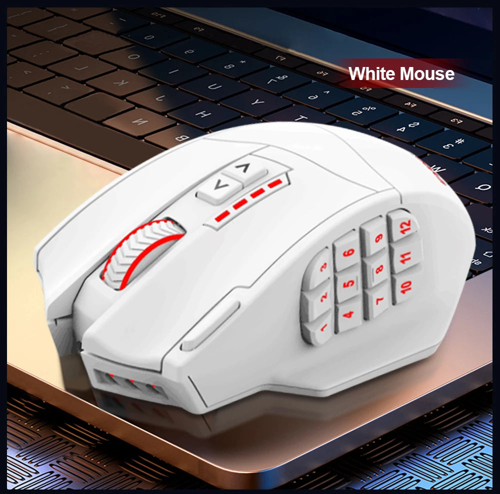 E-YOOSO X-33 RGB USB 2.4G Wireless Gaming Mouse 16000 DPI 16 buttons Programmable game Optical mice for Computer PC Laptop