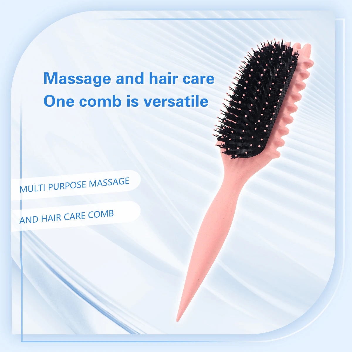 Salon Styling Curly Hair Styling Brush Curl Hair Brush for Combing and Shaping Men's and Women's Curls Reduce Pulling Tools