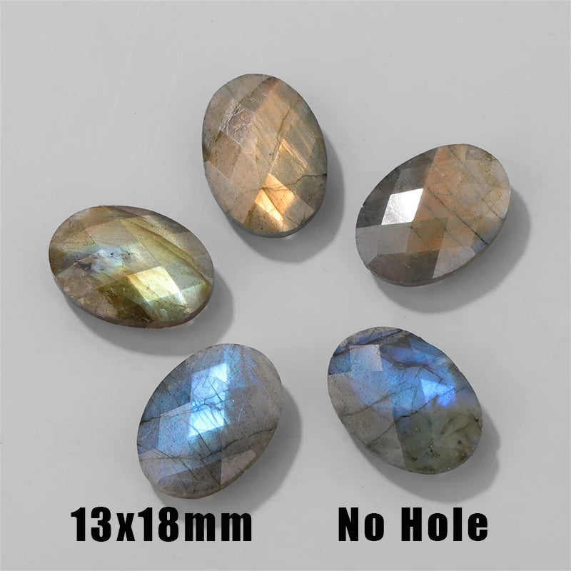 High Quality Natural Stone Labradorite Beads Charms Shiny Healing Gem Stone For Jewelry Making Necklace Earrings Accessries