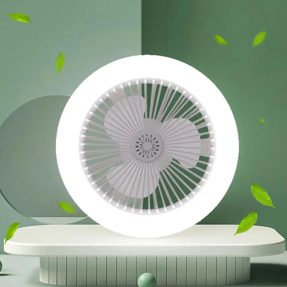 Smart Ceiling Fan Fans With Lights Remote Control Bedroom Decor Ventilator Lamp Air Invisible Blades Silent