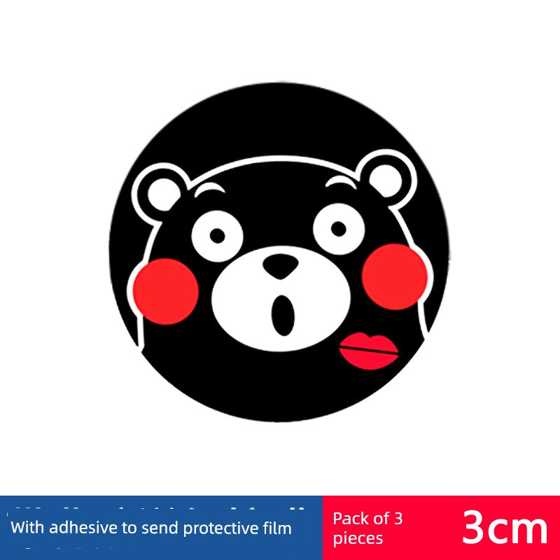 Magnet Disc Car Mobile Phone Bracket Neutral Patch Car Navigation Ultra-Thin Magnetic Block Magnetic Seat Cartoon Back Sticker