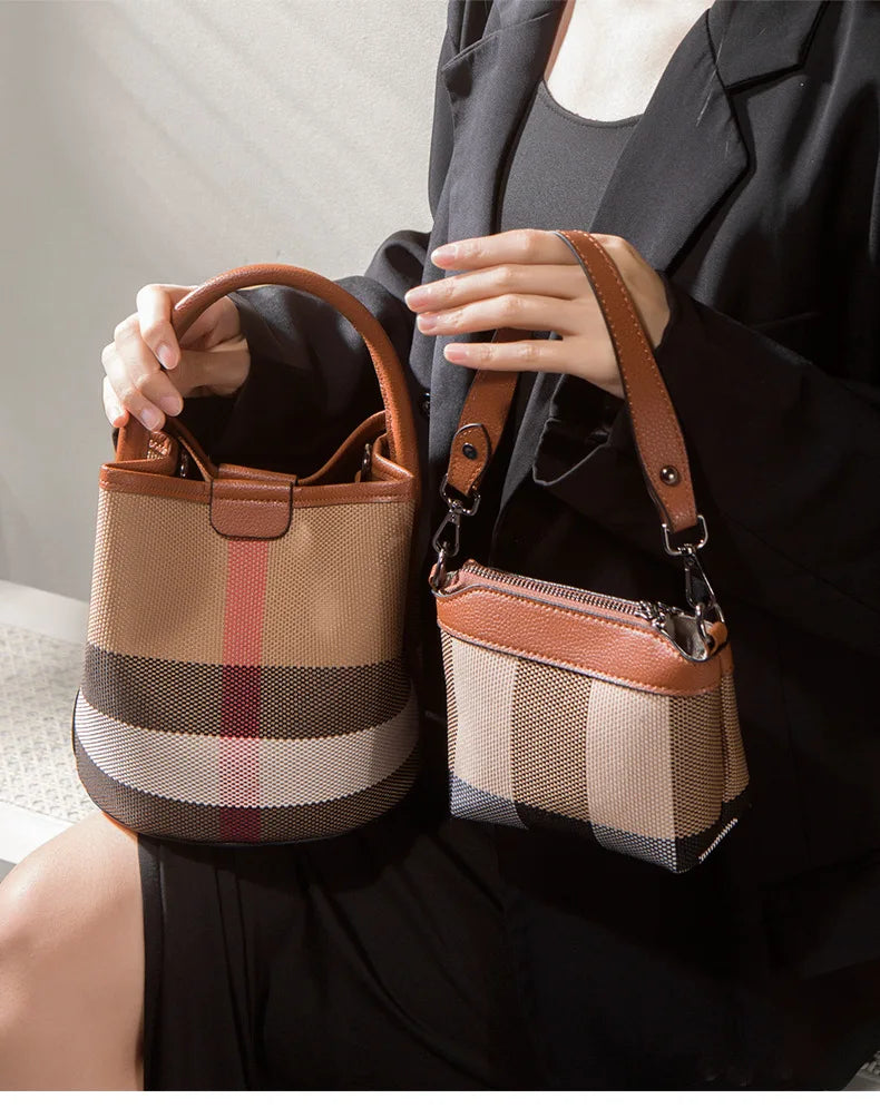 Diaper Bag Minimalist High-End Business Commuter Leather Crossbody Handbag Women Original Textured Clutch Mini