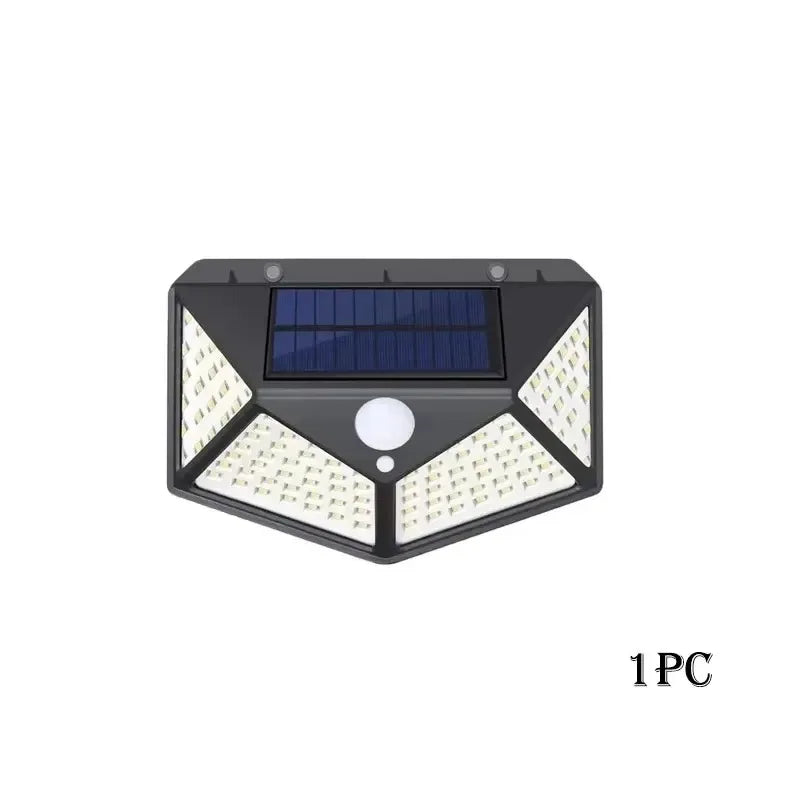 106LED Split Solar Lamp 3 Lighting Mode Outdoor Decoration Sunlight Wall Light PIR Motion Sensor Waterproof Garden Garage Lamp