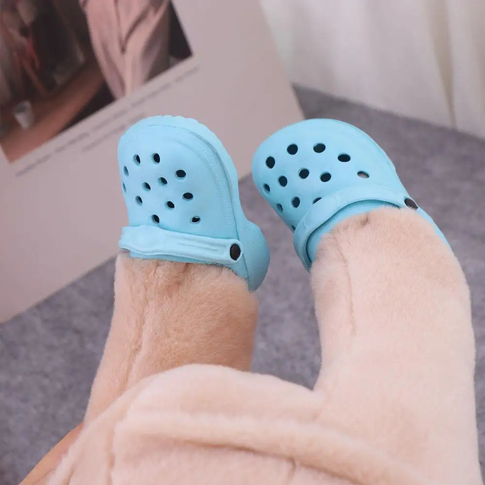 1 Pair Dog Accessories Non-slip Pet Sandals Soft-soled Comfortable Dog Hole Shoe Wear-resistant EVA Dog Rain Boots for Cats