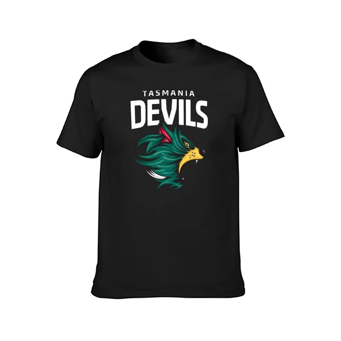 Tasmania Devils Football Club White Lettering T-Shirt summer clothes oversizeds shirts graphic tees cute tops men workout shirt