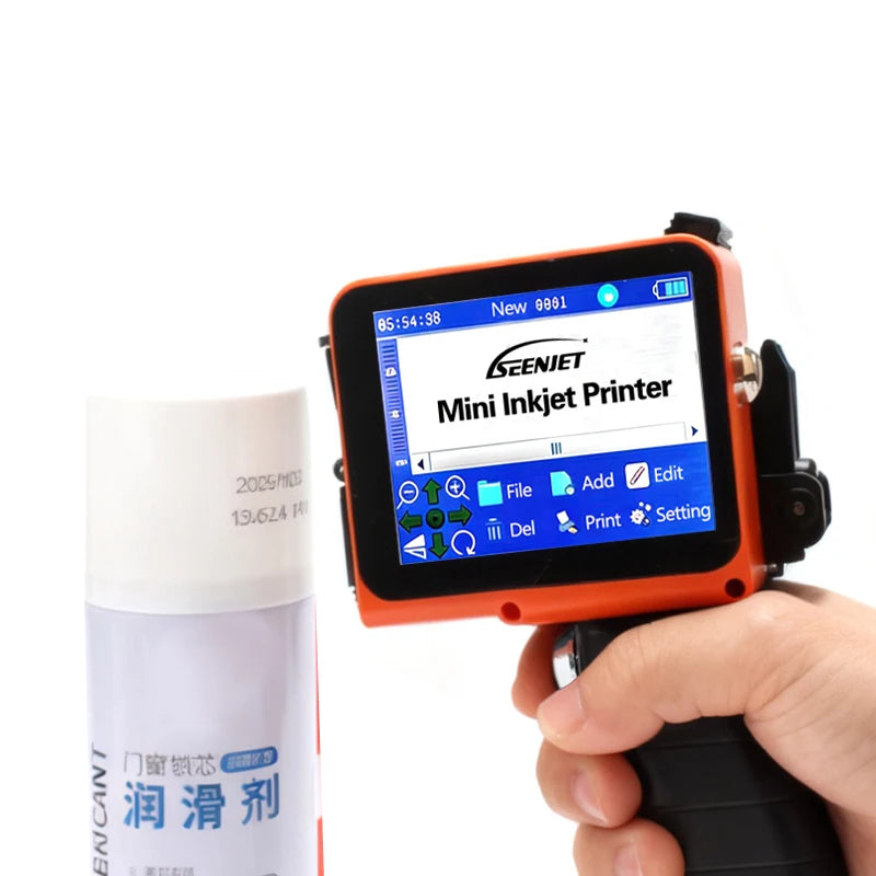Mini Best Before Date Logo Code Printer Handheld Food Expiry Date Stamping Inkjet Machine QR Code Bottle Box