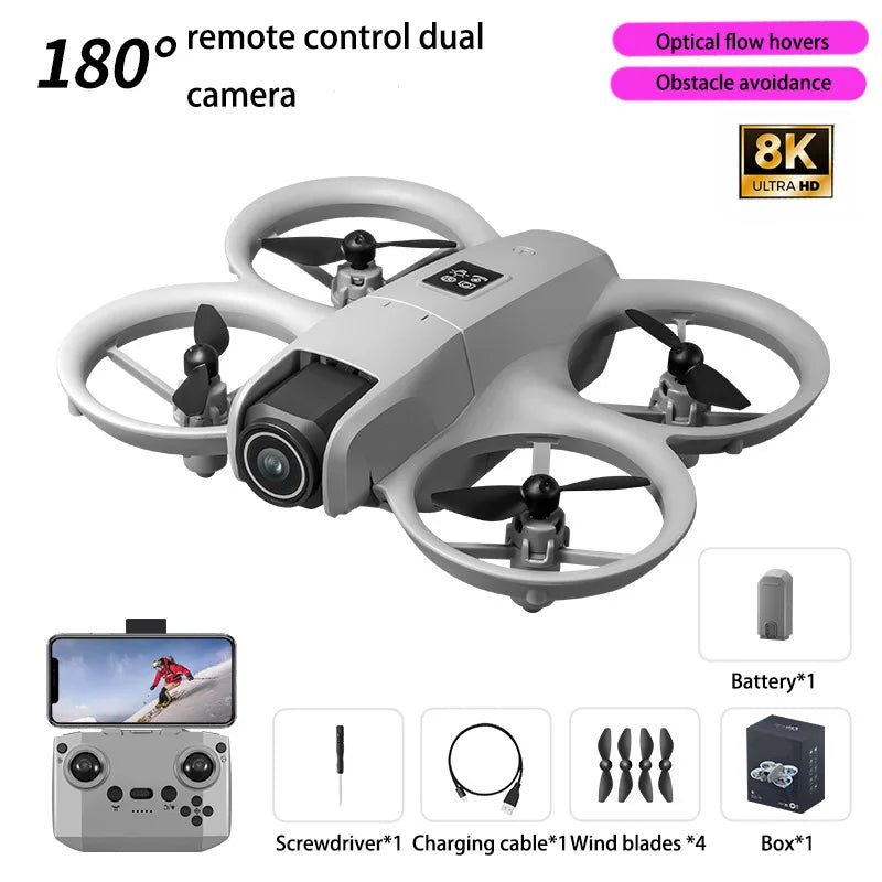 2026 NEW MINI Drone 8K 5G GPS Professional HD Aerial Photography Remote Control Aircraft HD Dual Camera Quadcopter Toy UAV