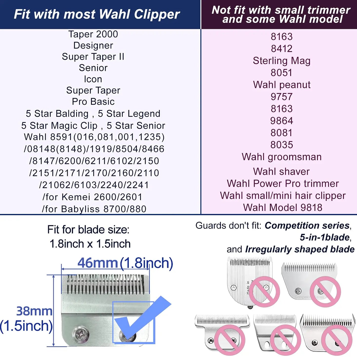 Professional Hair Clipper Limit Guide Comb For Many Keimei Trimmer Universal Cutting Guide Comb Haircut Tools Limit Comb