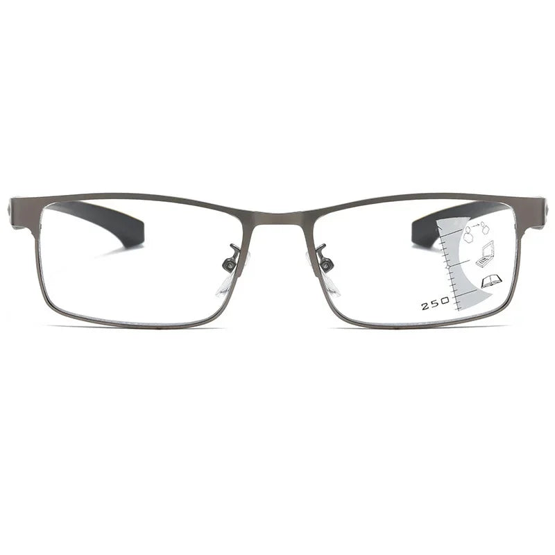 2024 Intelligent Zoom Color Changing Reading Glasses Multi-Focus Dual-Purpose DS-3106 New Arrival