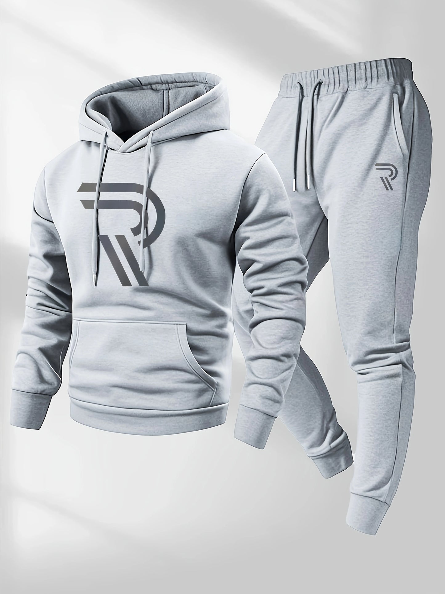 A men's full set includes a hooded sweatshirt and matching pants - the latest 2025 model