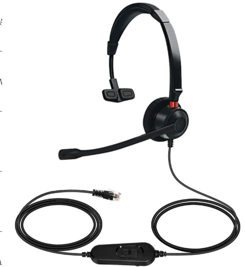 Wholesale phone headphones with USB plug, microphone headphones for call center use