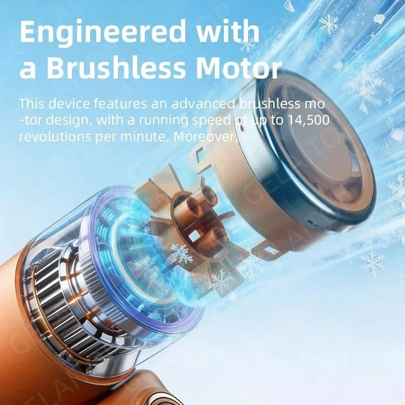New Mini Fan Handheld Small Portable Fan Cooling Turbo 5 Speeds 3000mAh LED Display 180° Rotatable Clip Type-C Rechargeable Fans