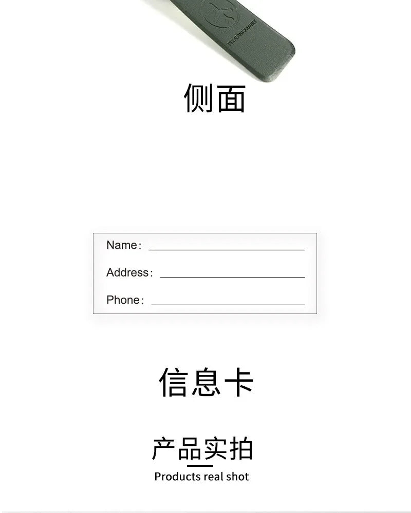 Men Women Yellow PU Leather Luggage Tag Portable Suitcase Identifier Label Baggage Boarding Bag Tag Holder Travel Accessories