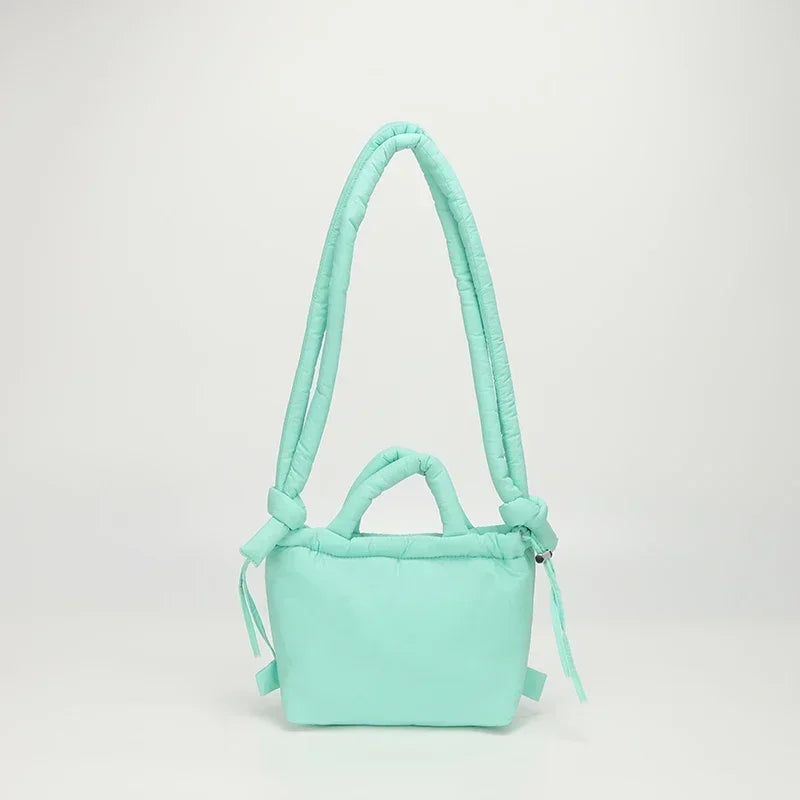 Super Cool Simple Versatile Handbags for Women 2025 Casual Hot Sale Colorful Nylon Small Square Shoulder and Crossbody Bags